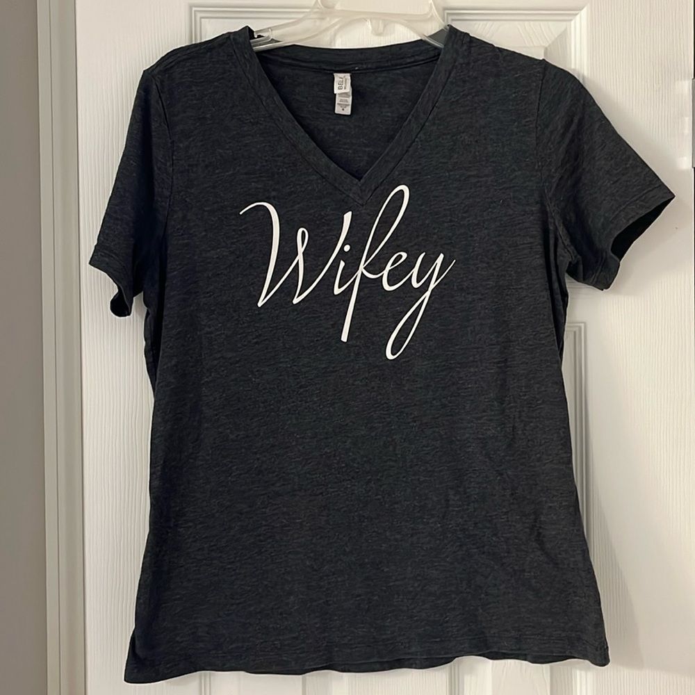 Bella + Canvas Wifey Tee Size Medium